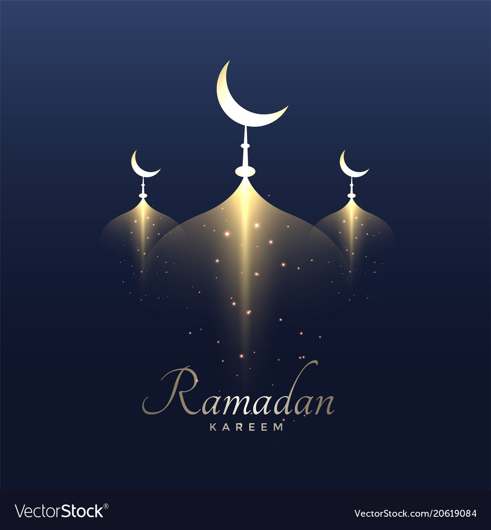 Awesome ramadan kareem design background Vector Image