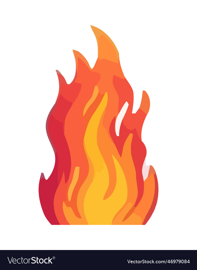 Burning inferno igniting natures fuel Royalty Free Vector