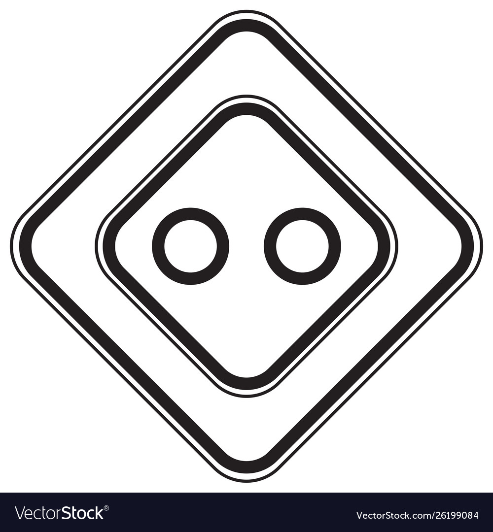 Button square flat web design icon art picture Vector Image Button square flat web design icon art picture