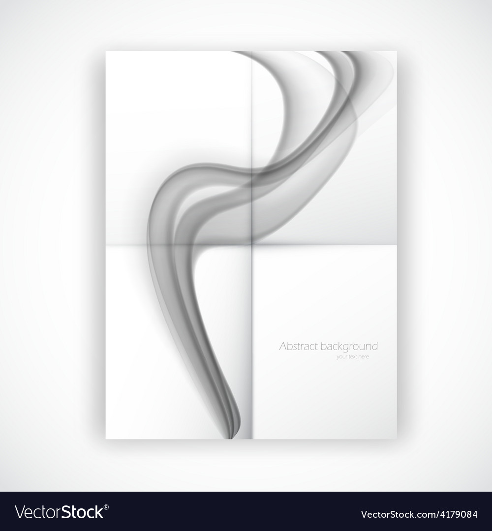 folded flyer royalty free vector image vectorstock
