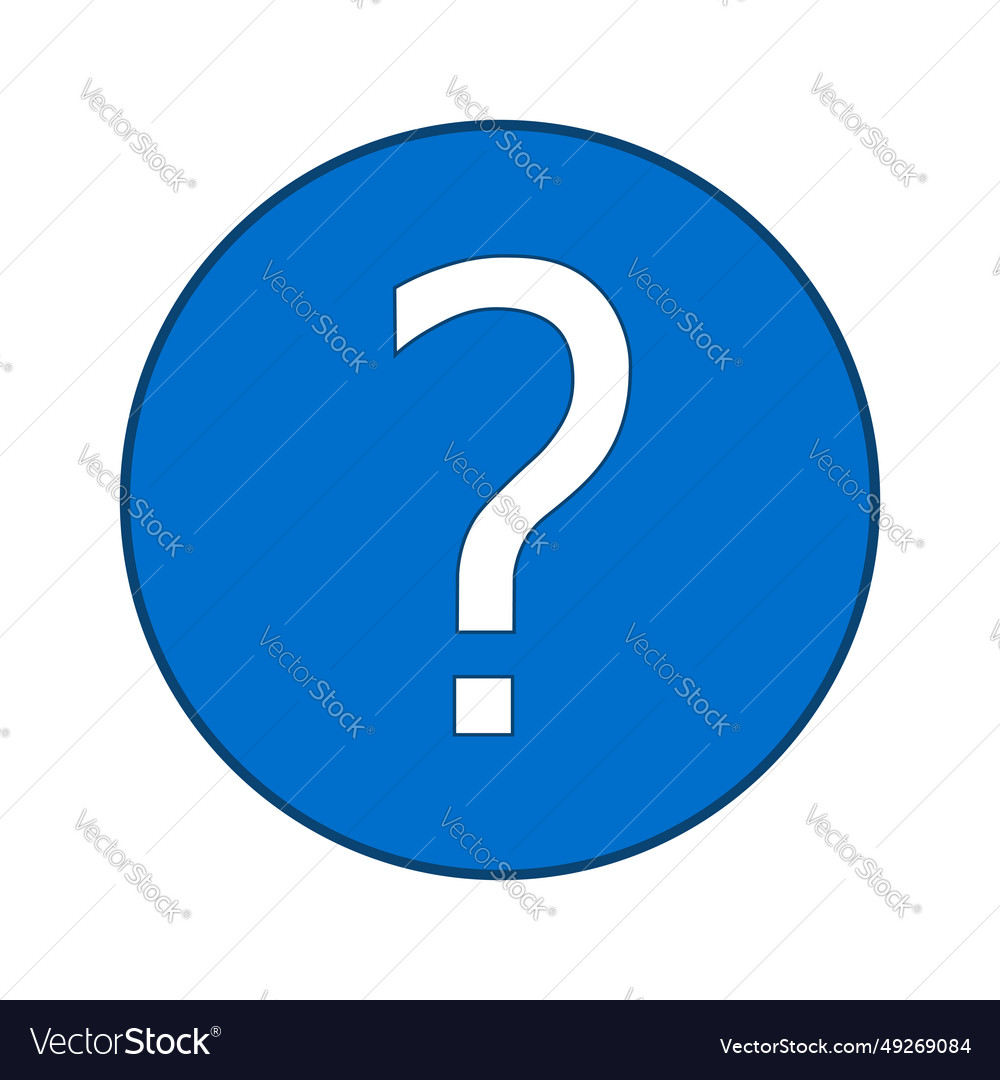 Help icon or support search isolated Vector Image Help icon or support search isolated