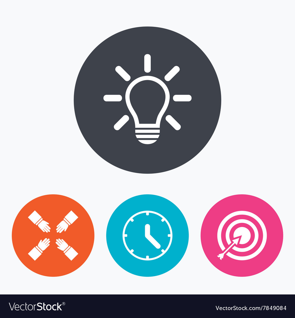 Lamp idea and clock time target aim