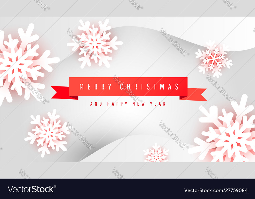 Merry christmas and happy new year poster card