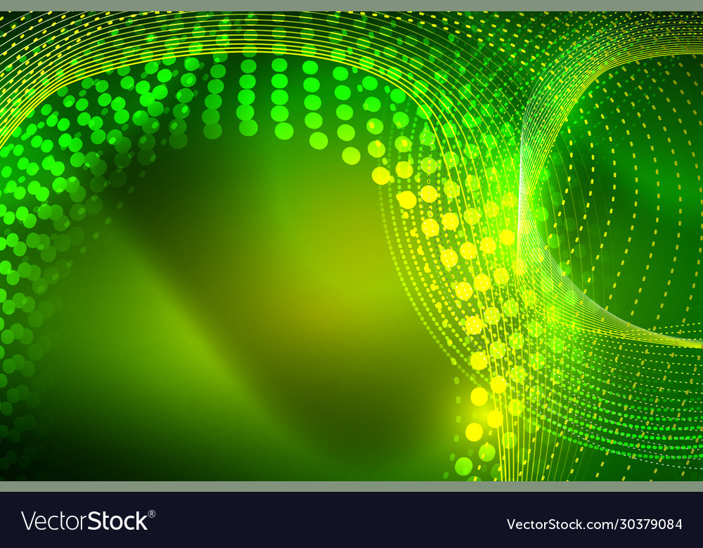 Neon Particle Wave Background