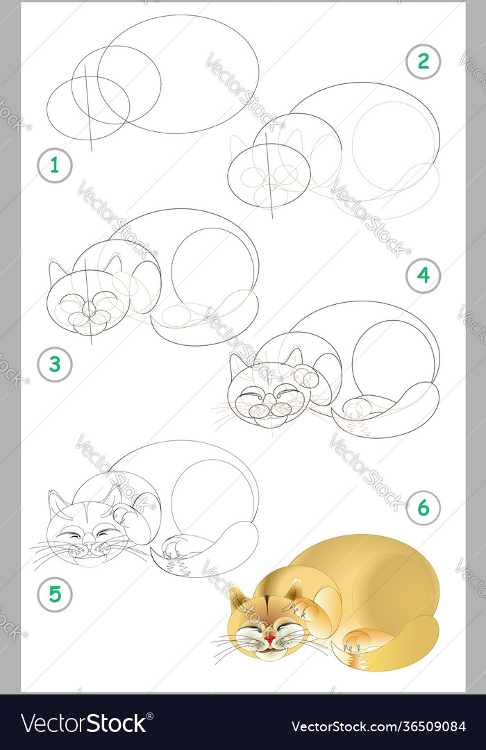 Page shows how to learn step draw