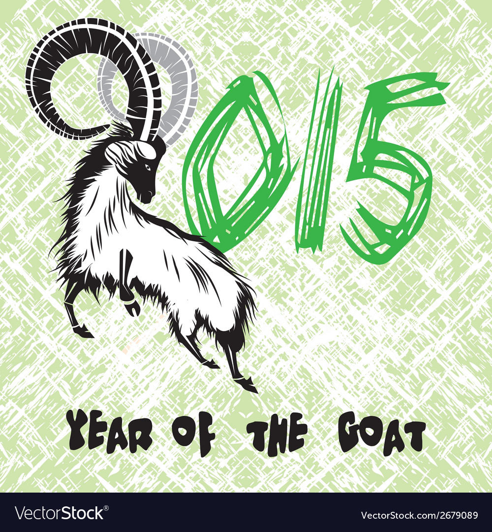 Chinese symbol goat 2015 year