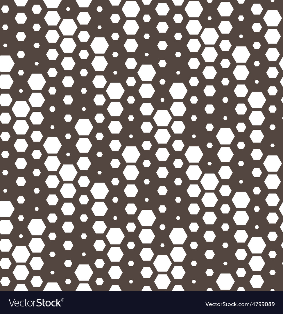 Falling hexagon tile seamless background