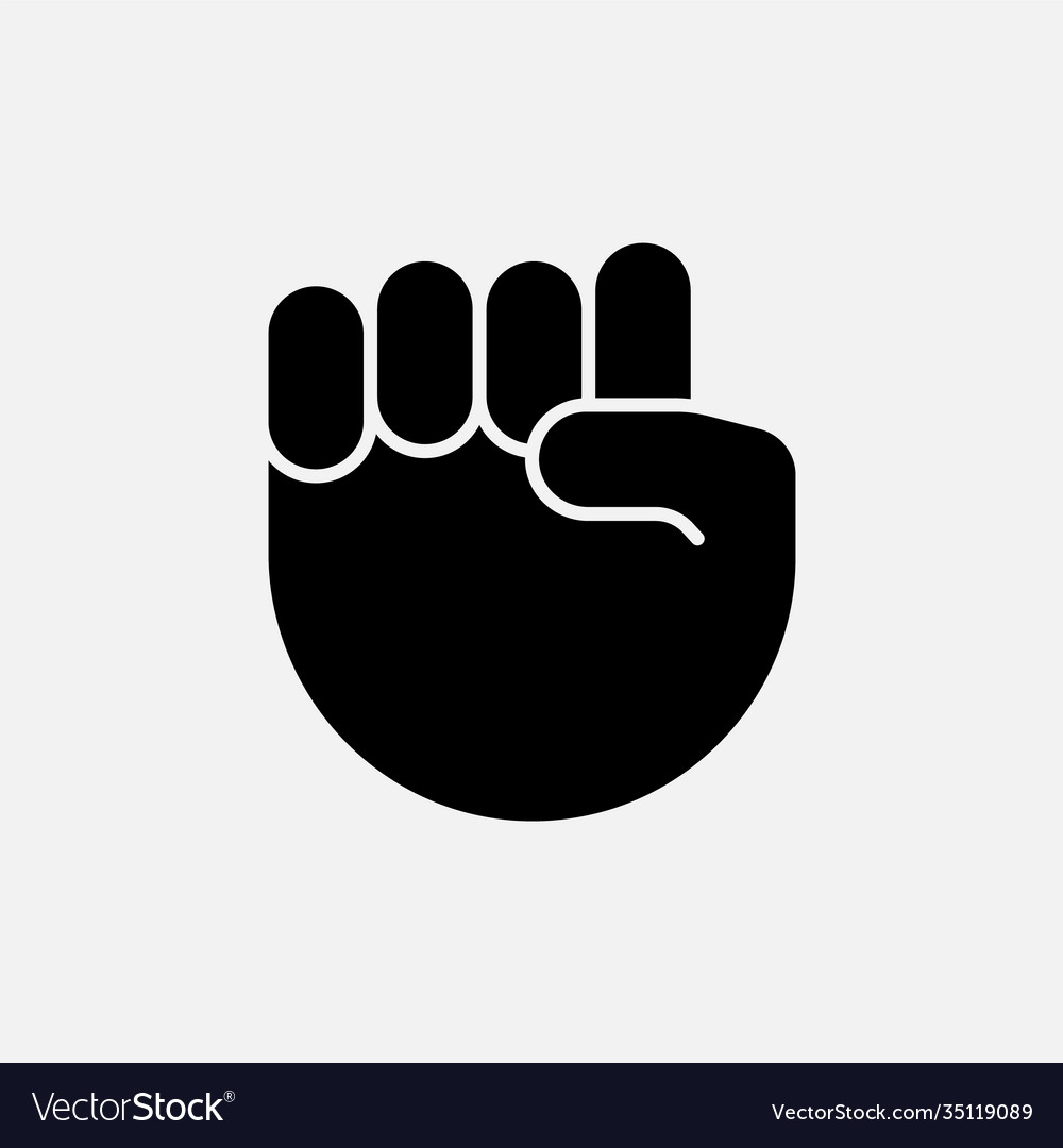 Emoji hand fist emoticon thumb handshake icon Vector Image