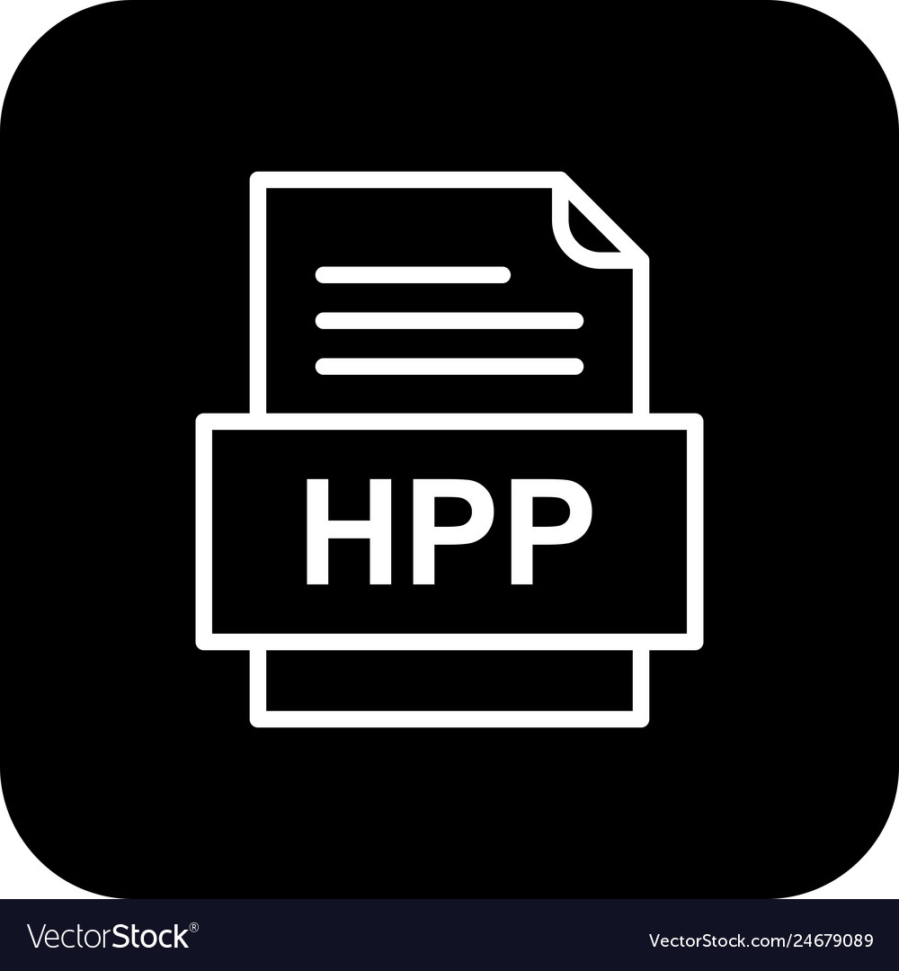 Hpp file document icon