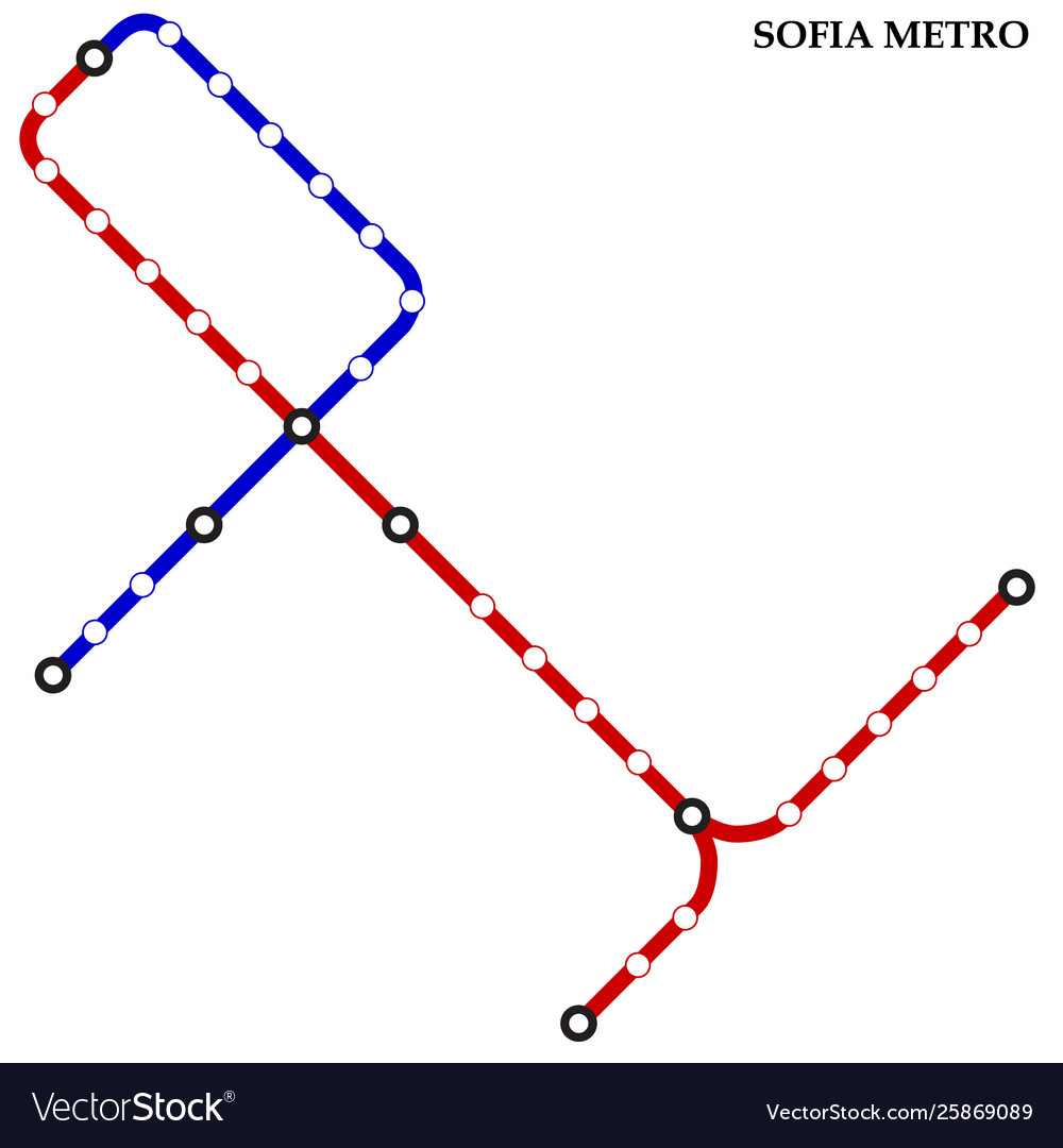 Map metro subway