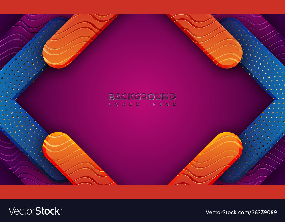 Modern background textured with 3d style Vector Image Modern background textured with 3d style