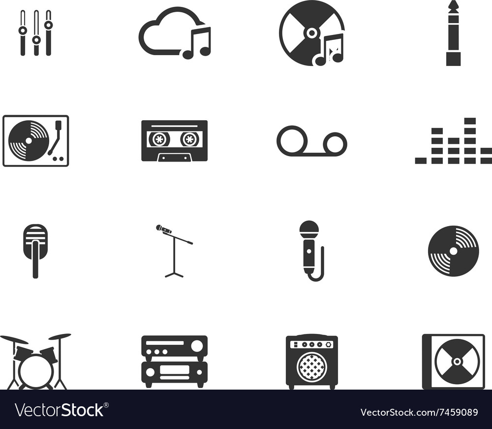 Music simply icons