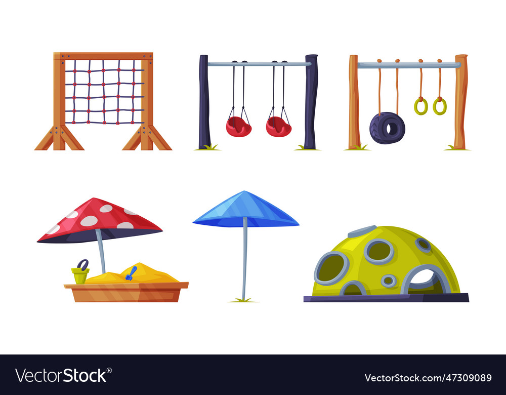 Playground equipment with ladder sandpit