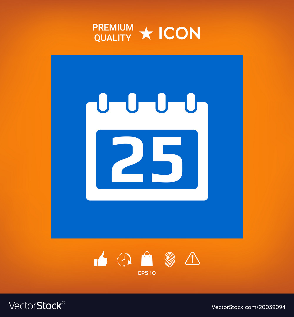 Calendar symbol icon