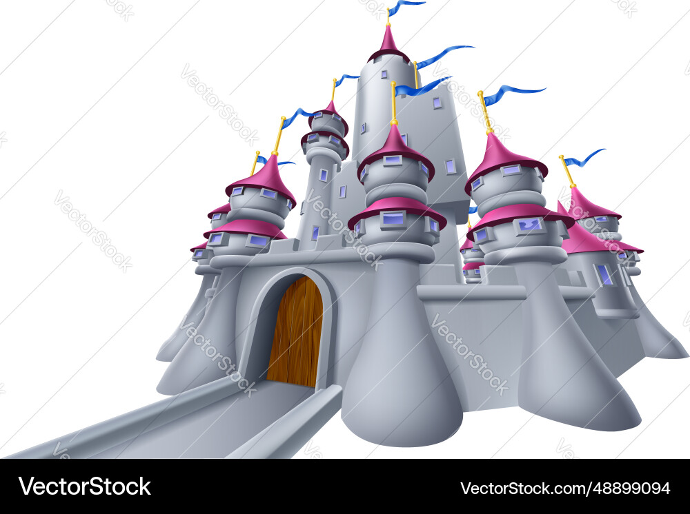 Castle Royalty Free Vector Image - VectorStock
