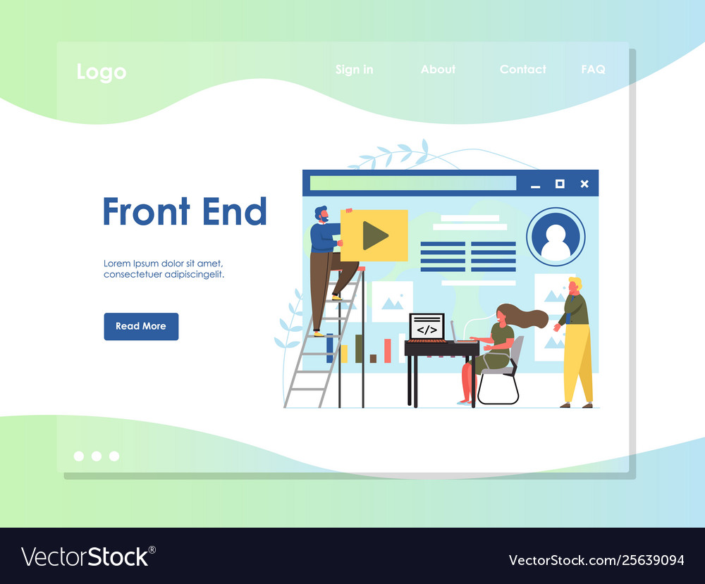 Front End Website Landing Page