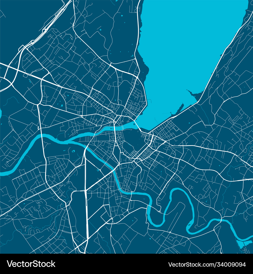 Geneva Map City Map Poster Map Royalty Free Vector Image