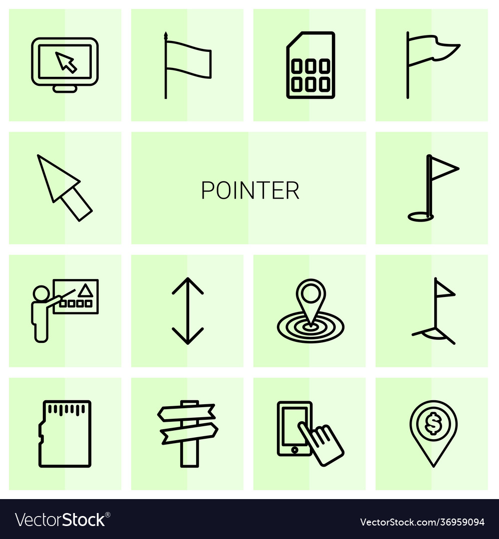 Pointer icons