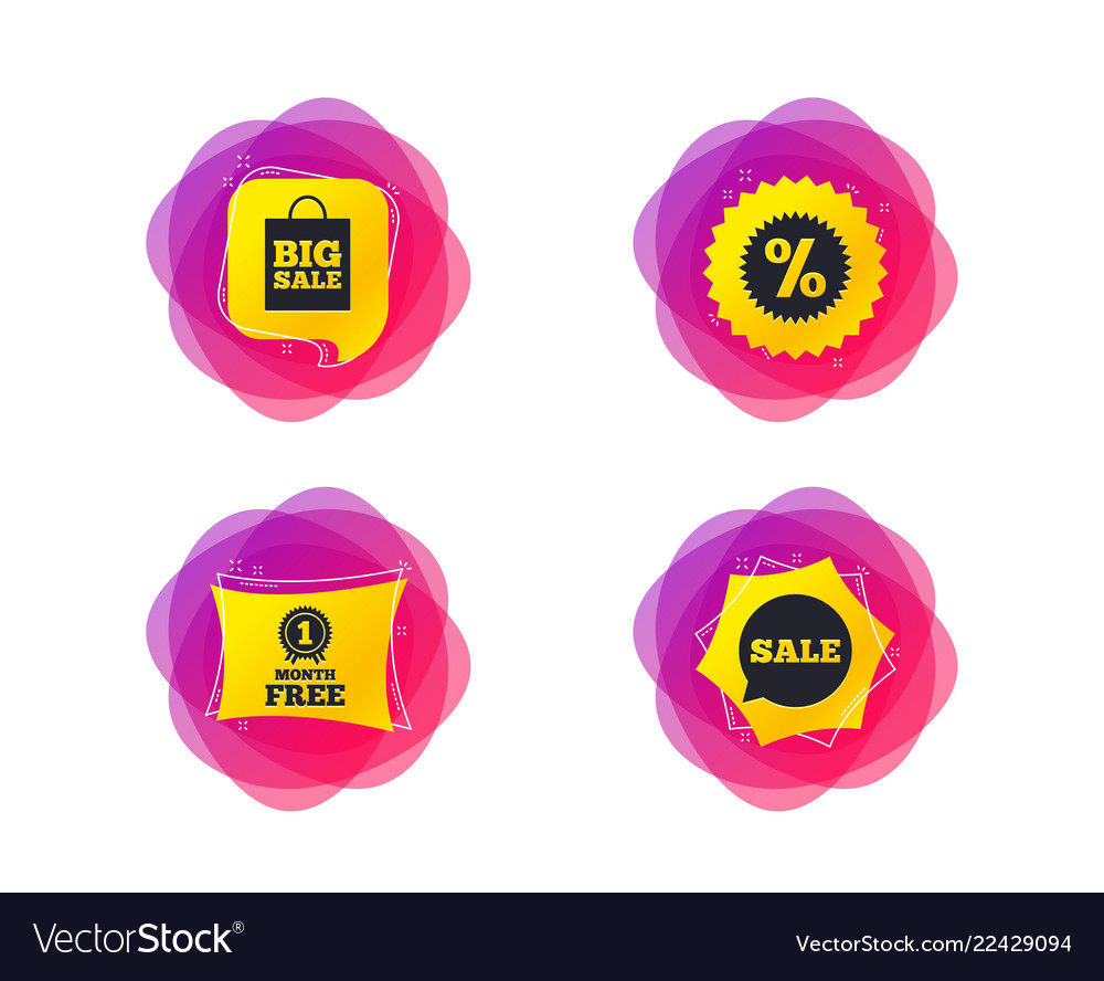 Sale speech bubble icon discount star symbol