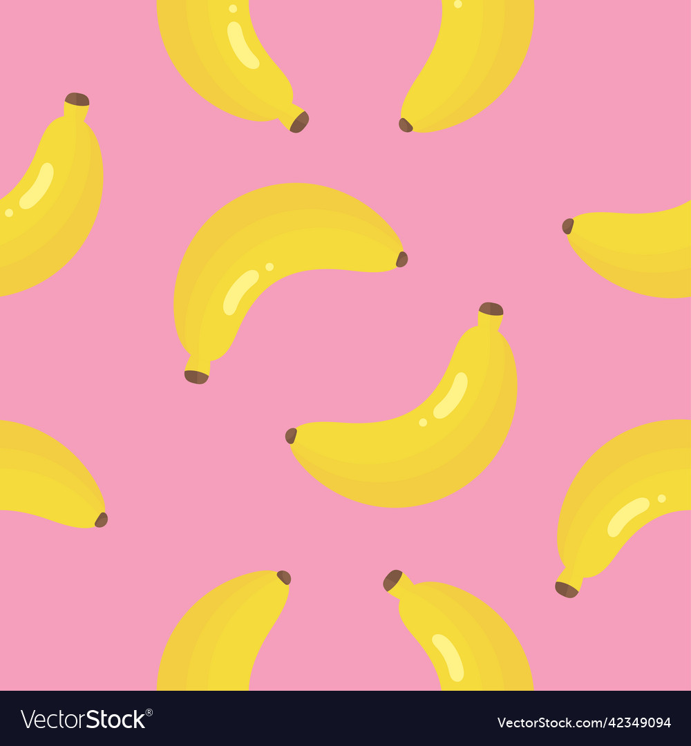 Seamless pattern with banana
