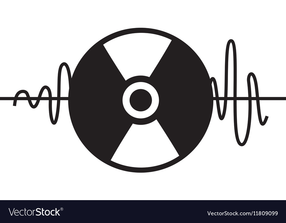 Compact disk audio device icon