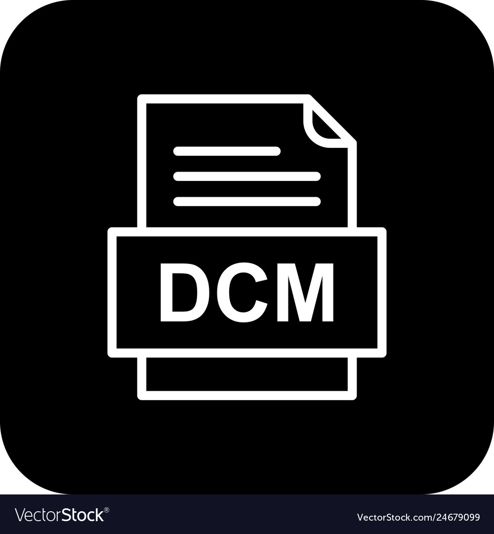 Dcm Datei Dokument Symbol