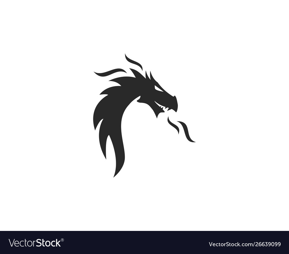 Dragon logo template