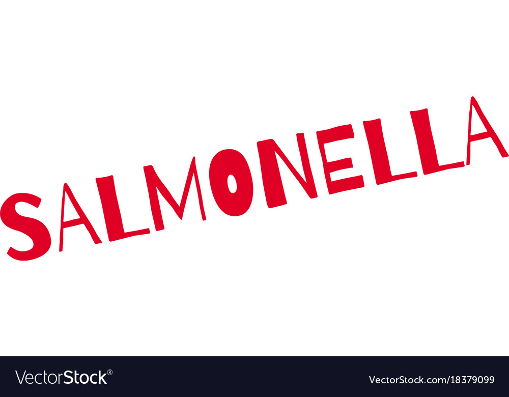 Salmonella rubber stamp Royalty Free Vector Image