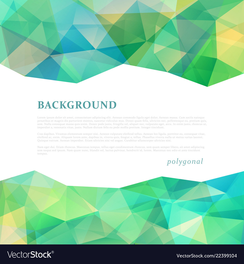 Abstract triangular banner vector image Abstract triangular banner