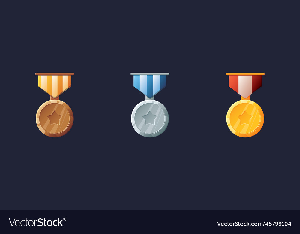 Game ui assets set gaming user interface victory vector image Game ui assets set gaming user interface victory