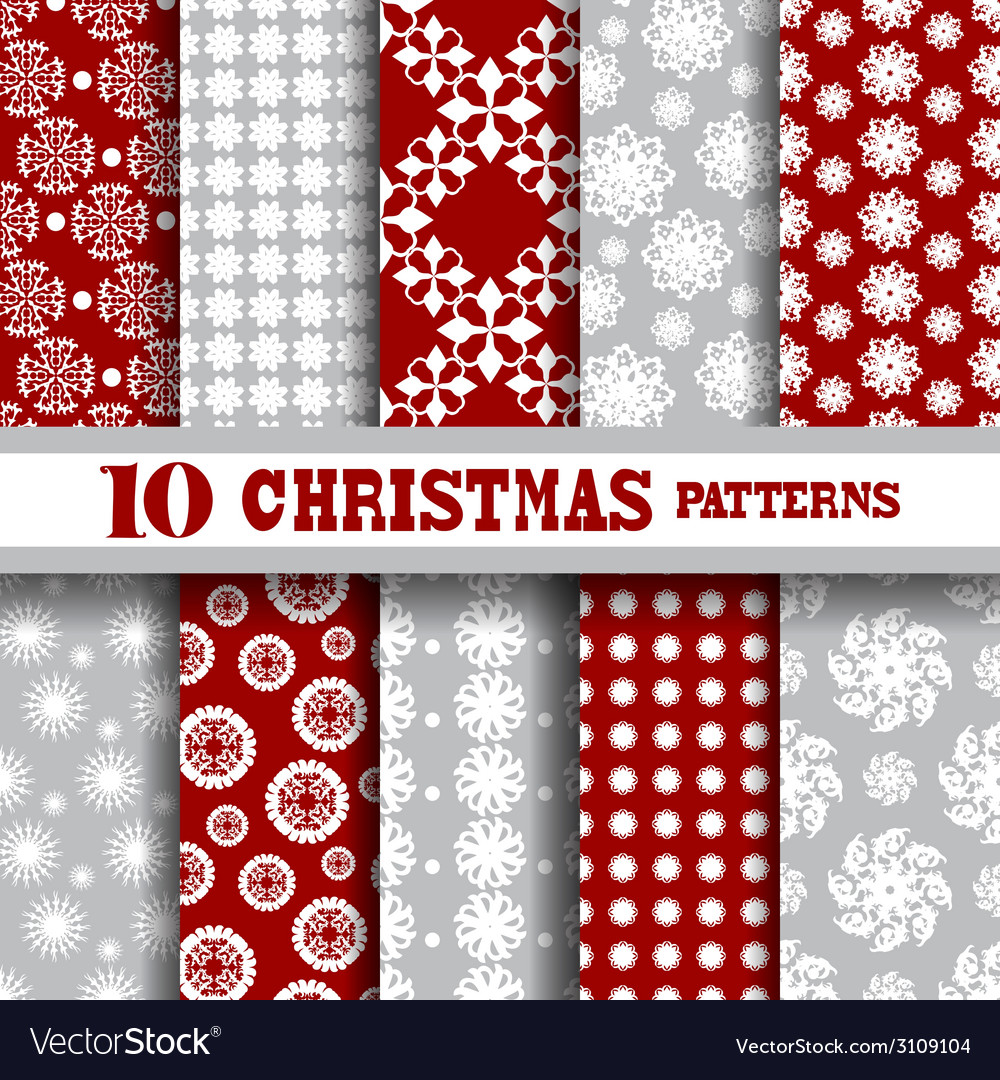 Seamless patterns set