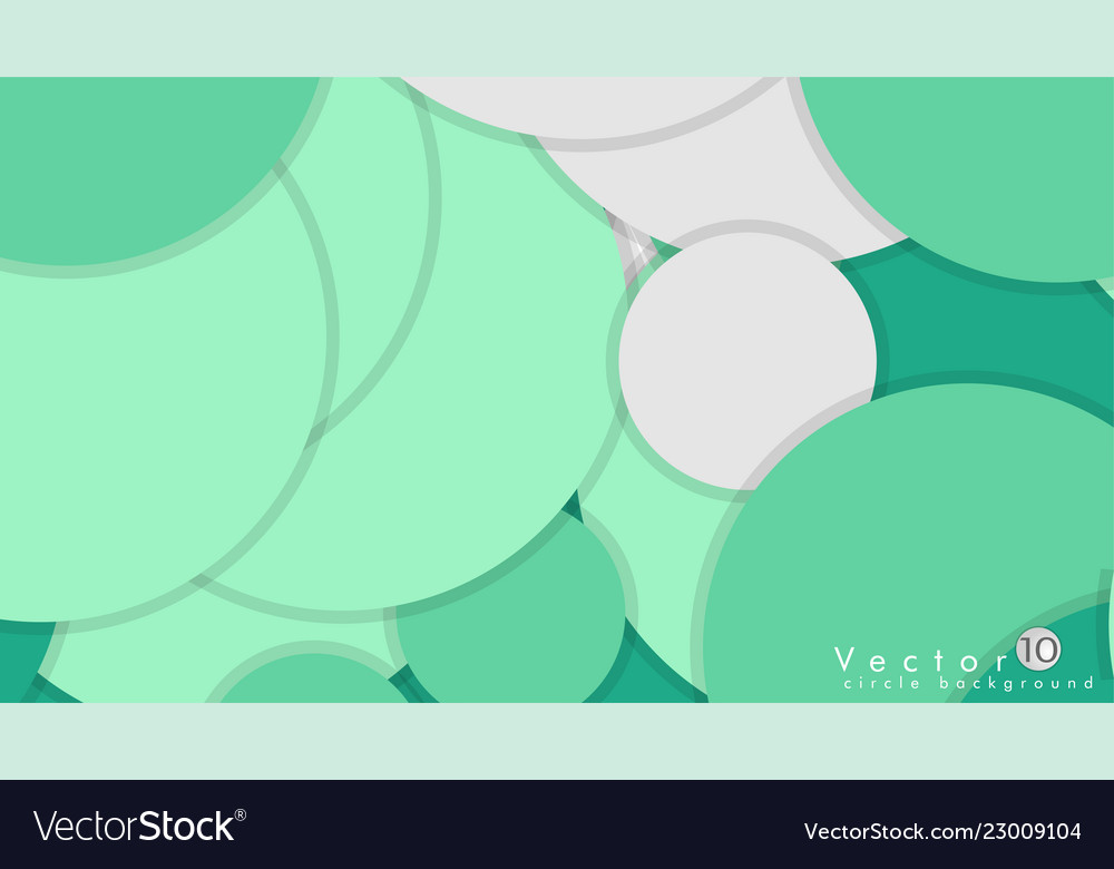 Simple and colorful circles background design vector image Simple and colorful circles background design