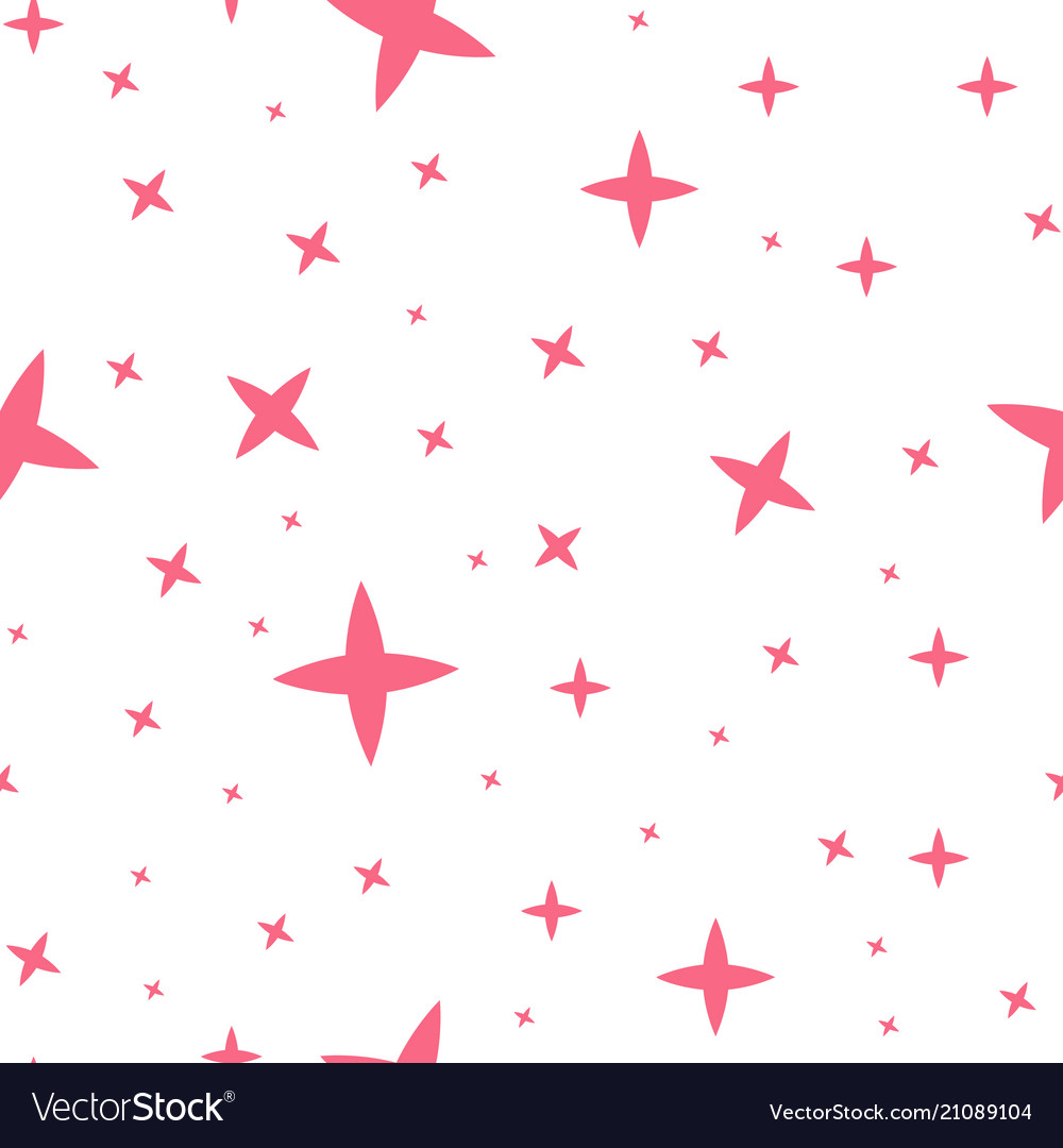 Stars pattern seamless background vector image Stars pattern seamless background