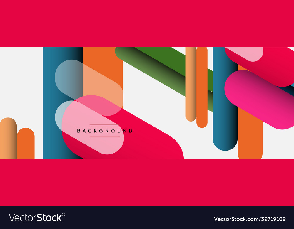 Abstract background round shapes lines