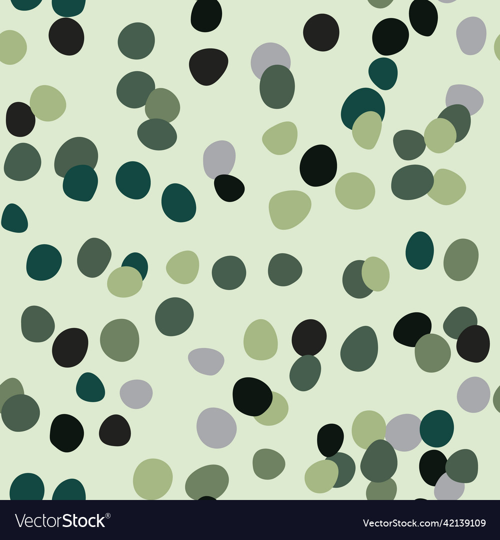 Green dot pattern random repeat seamless abstract