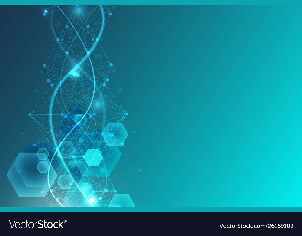 Science network pattern connecting lines and dots Vector Image Science network pattern connecting lines and dots