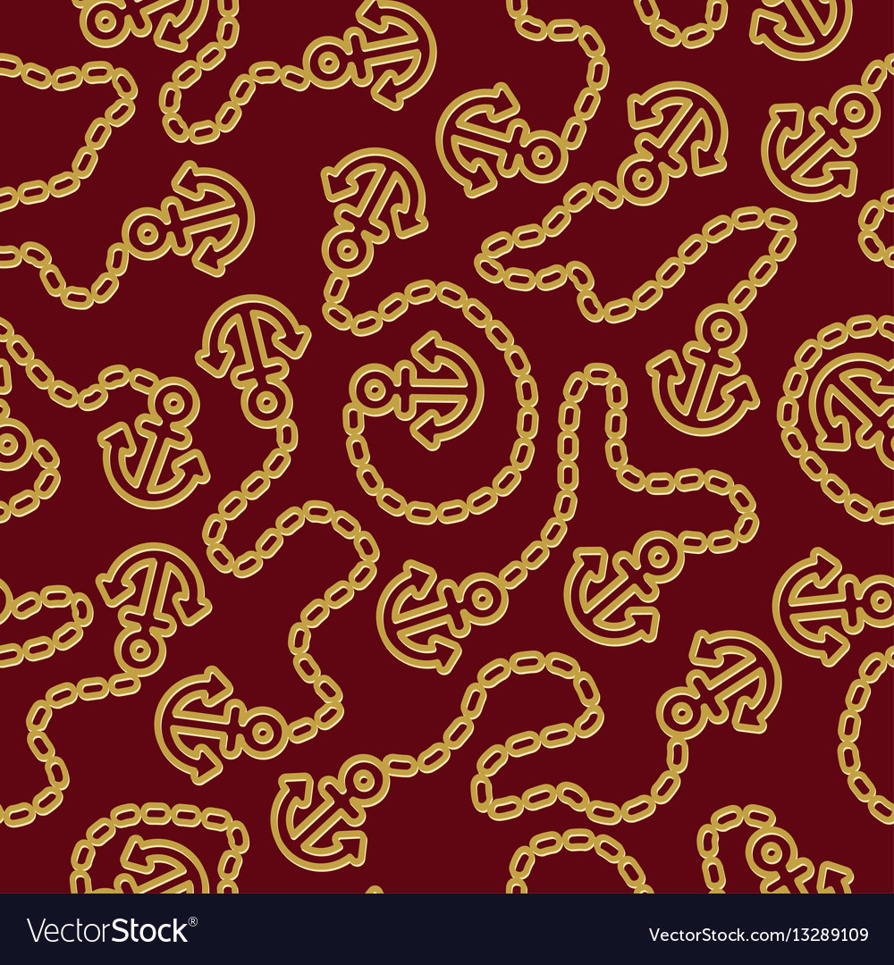 Seamless pattern with anchors ongoing backgrounds