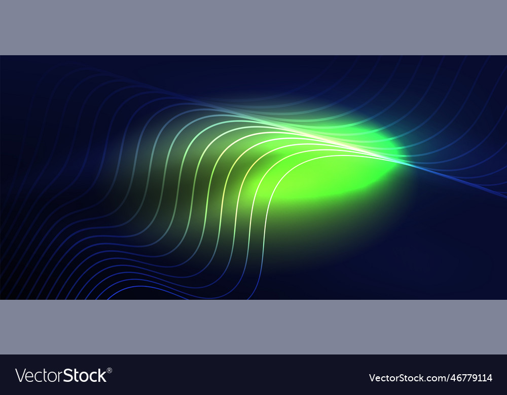Abstract background neon wave hi-tech design