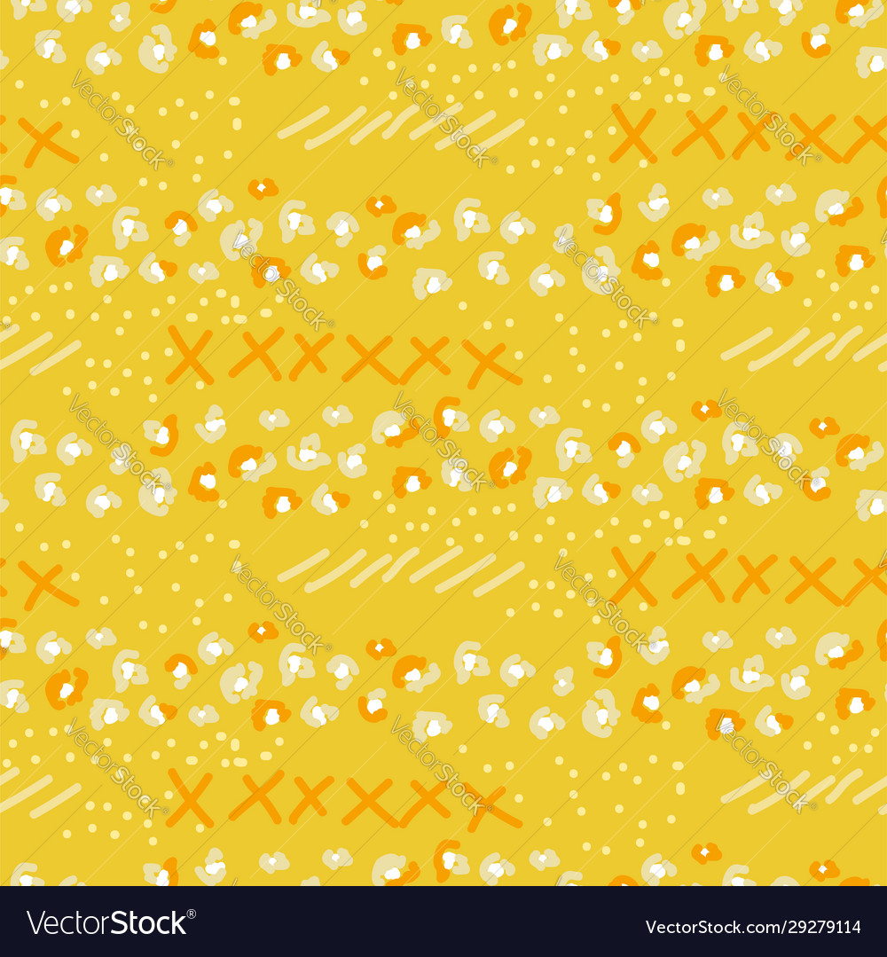 Abstract seamless pattern with different shapes