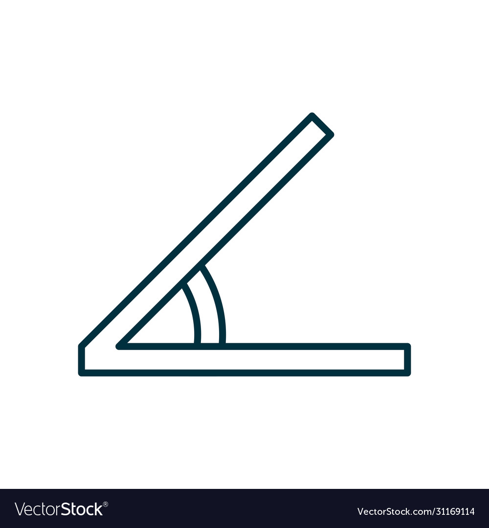 Angle line style icon design
