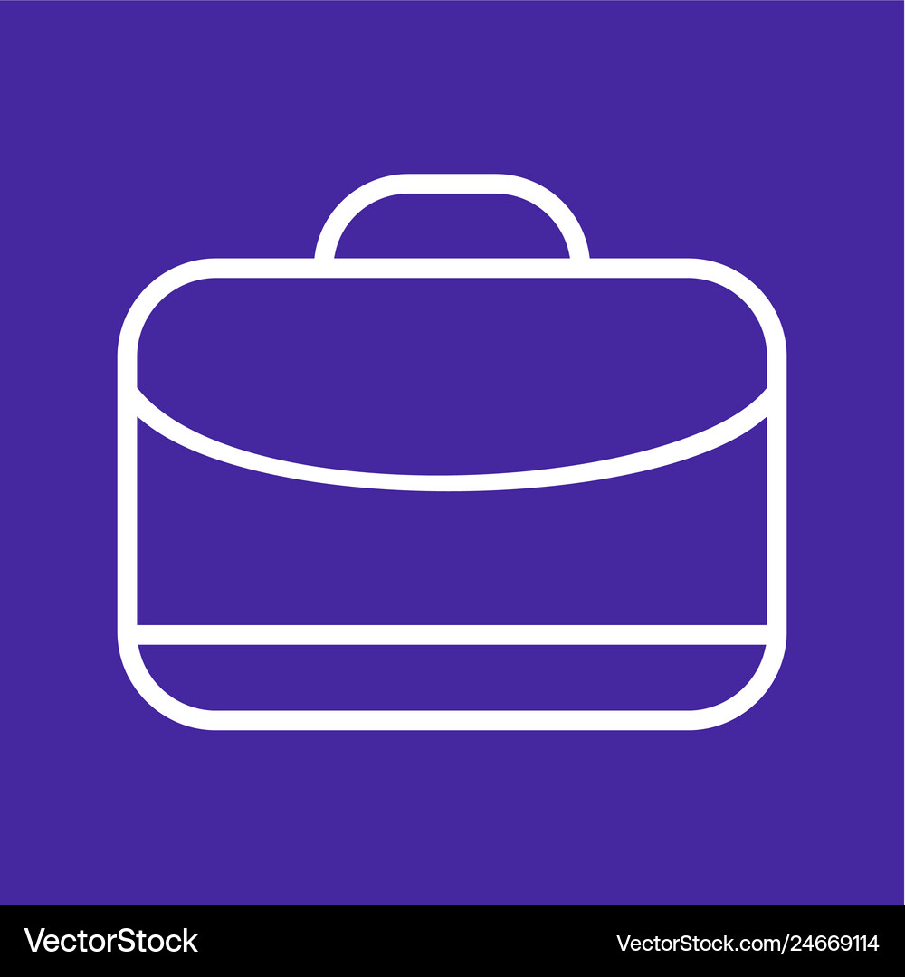Briefcase icon Royalty Free Vector Image - VectorStock