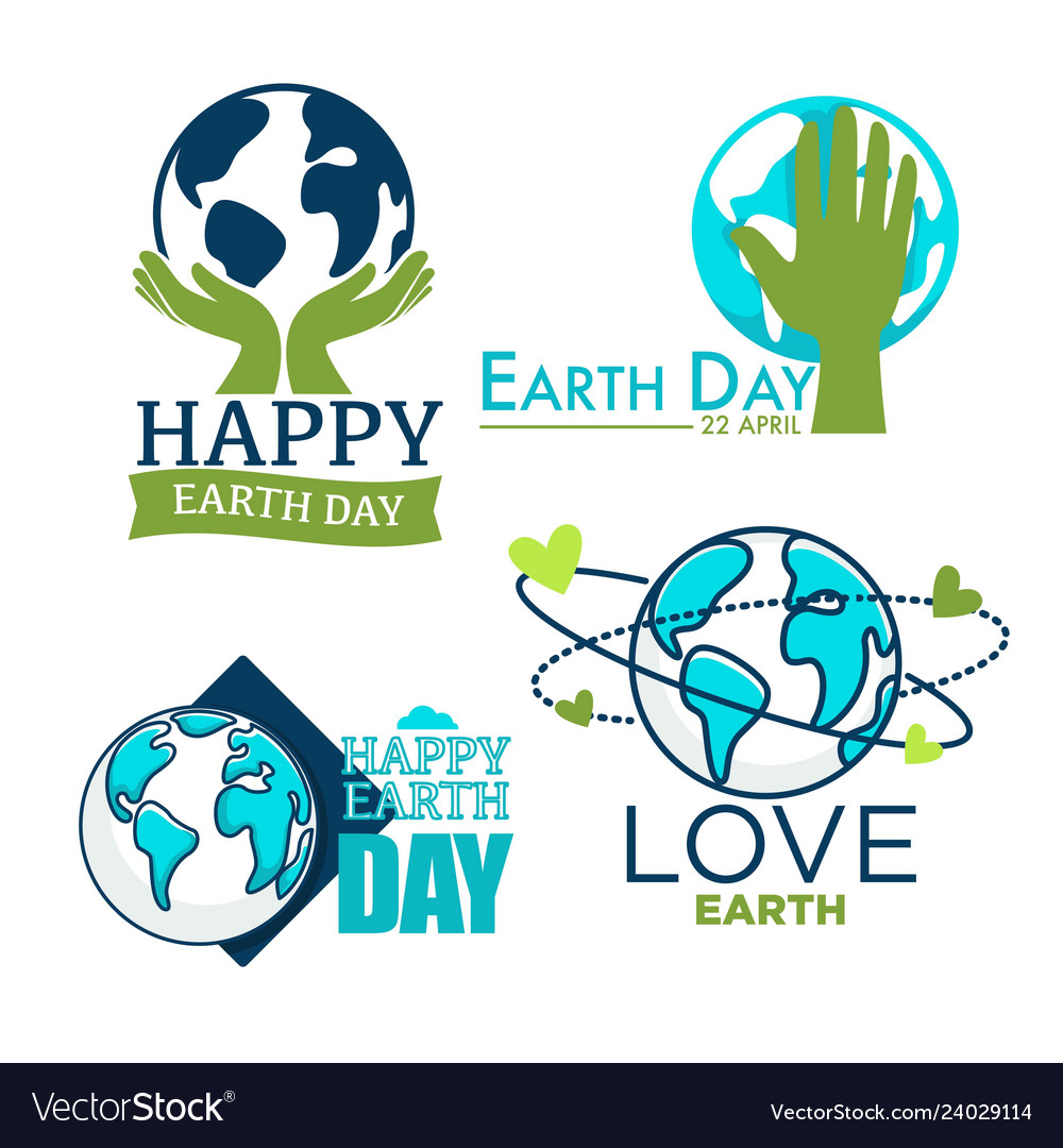 Ecology And Environment Protection Earth Day Vector Image