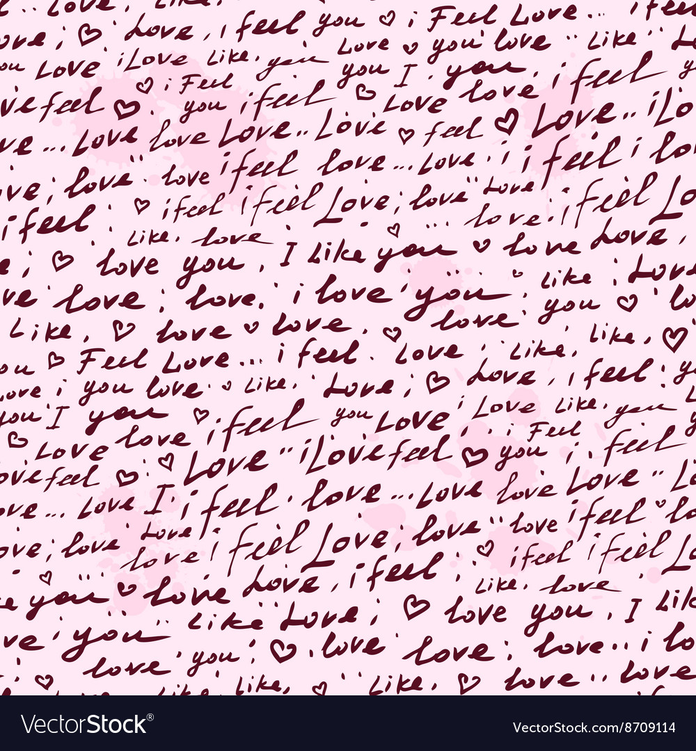 Seamless text pattern