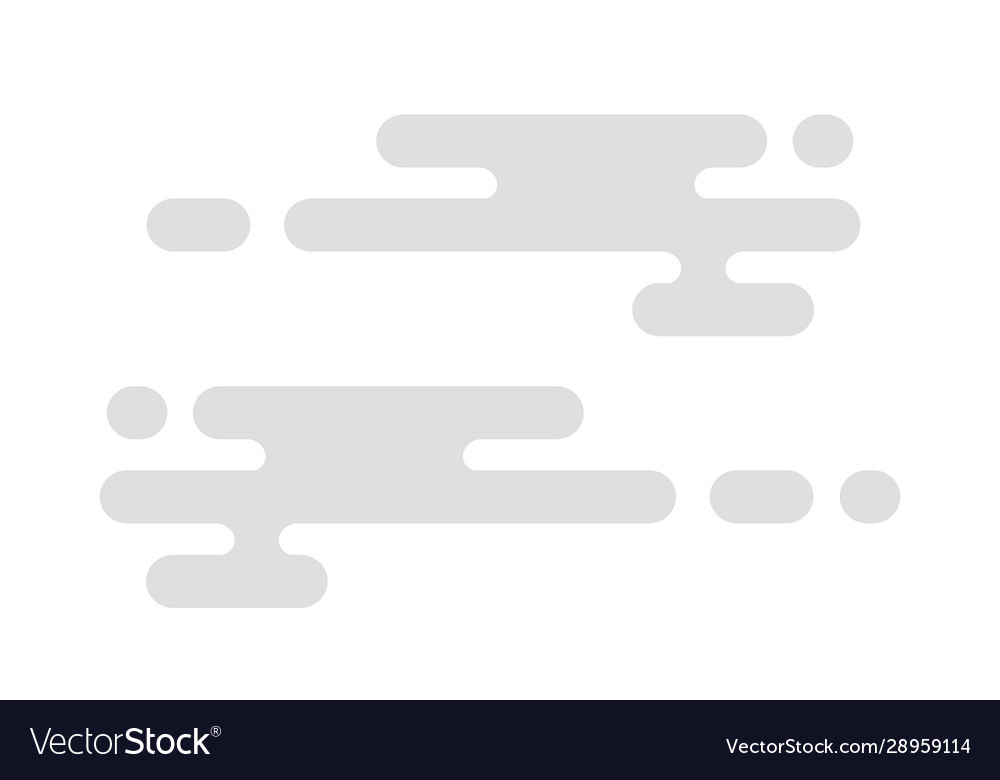 Smoke from cooking flat isolated Royalty Free Vector Image