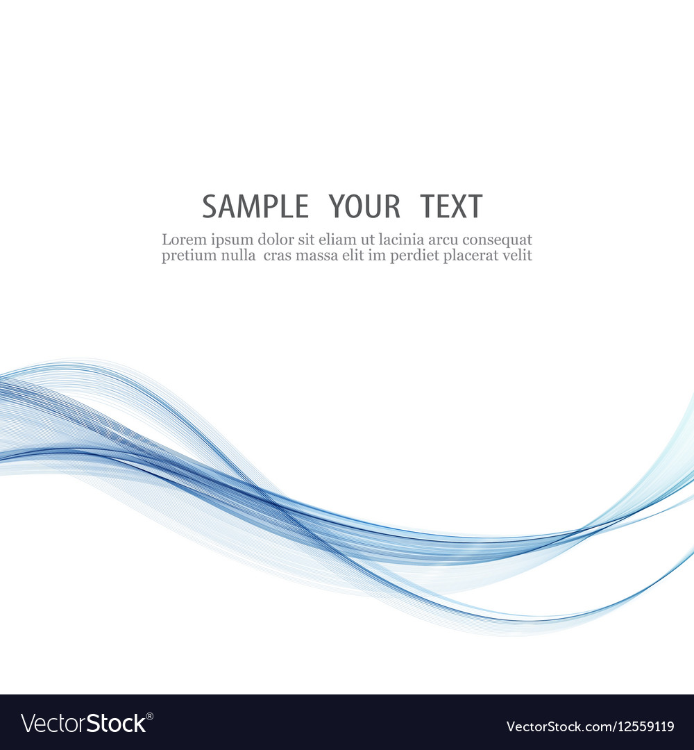 Abstract Blue Swoosh Lines