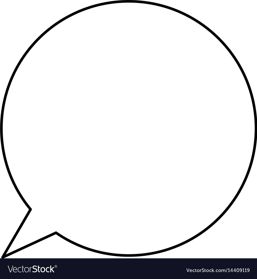 Bubble Chat Speakbox Royalty Free Vector Image