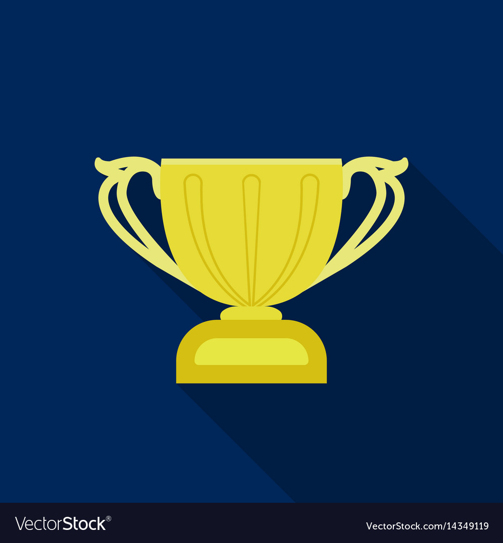 Challenge cup icon in flate style isolated Vector Image