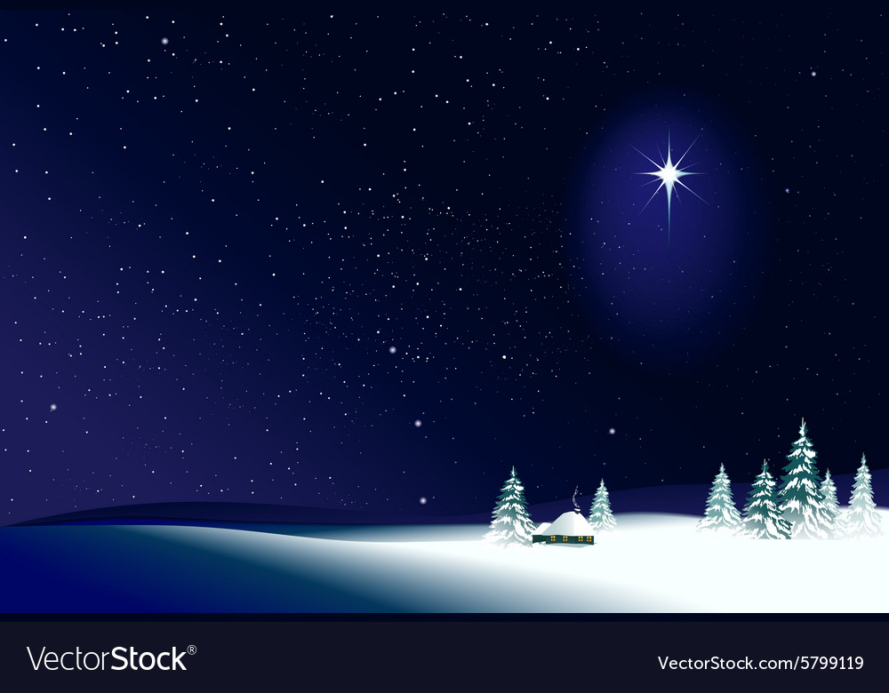 Download Christmas scene Royalty Free Vector Image - VectorStock