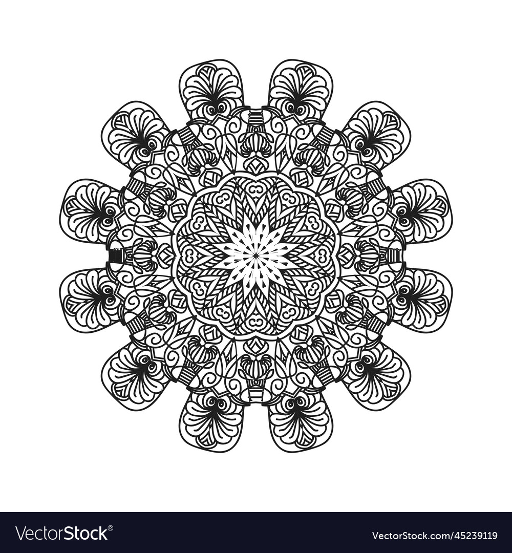 Mandala pattern design background