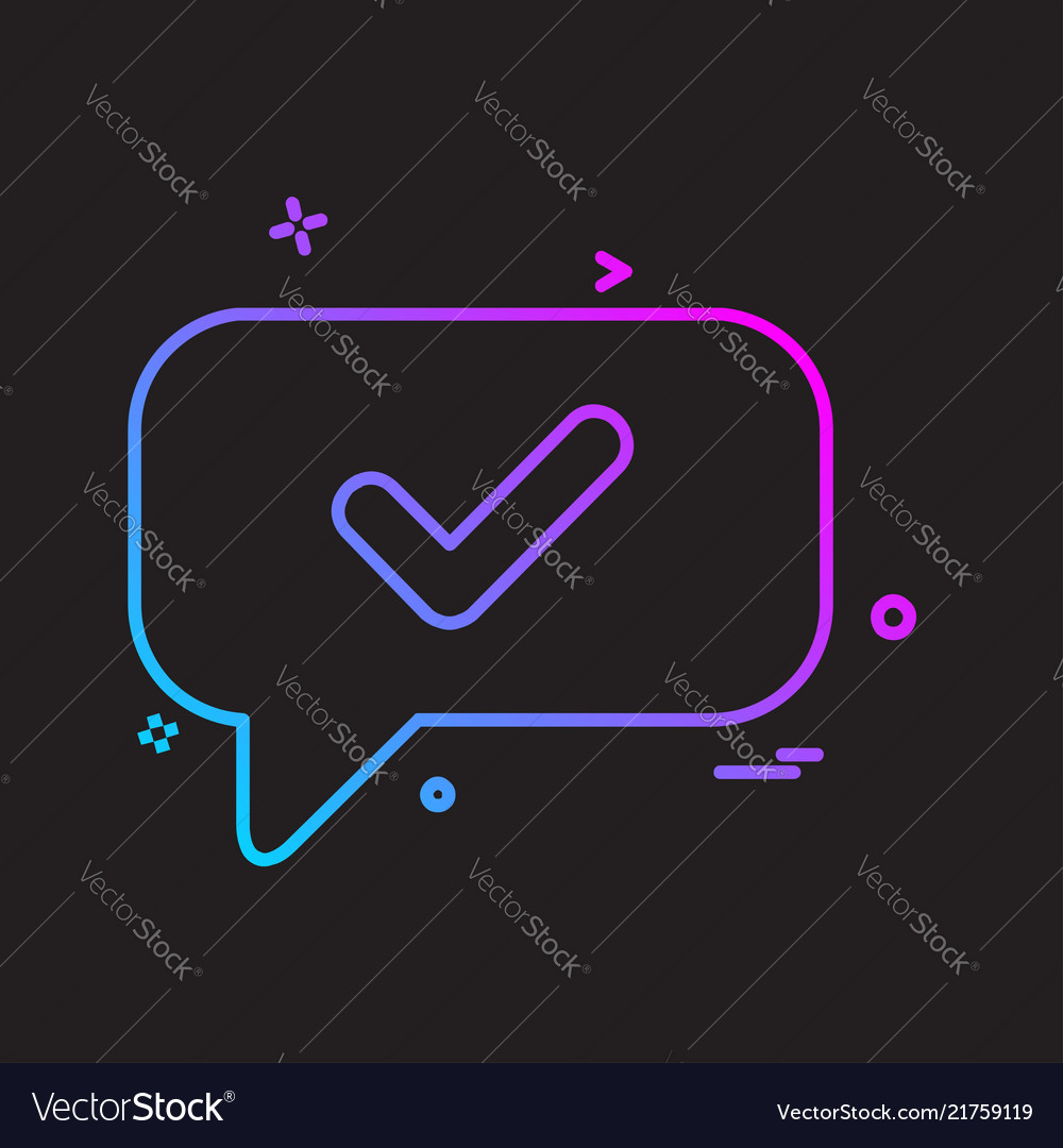 Message icon design